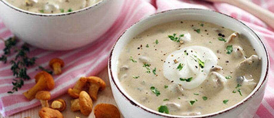 Pfifferlingsrahmsuppe