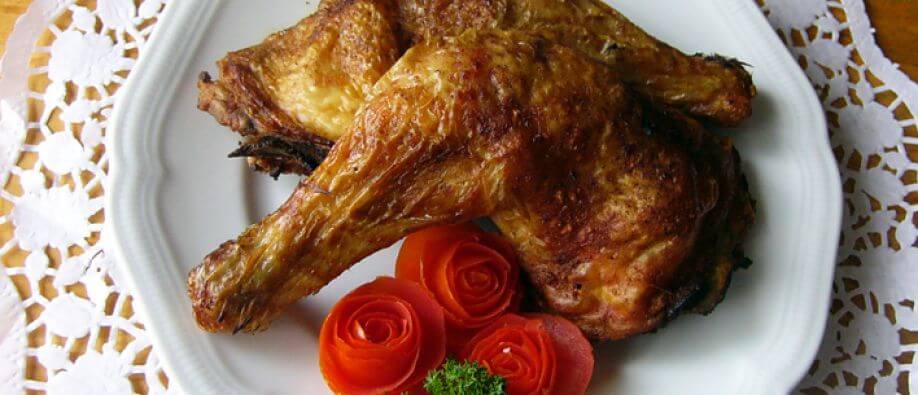 Hähnchenkeulen gegrillt