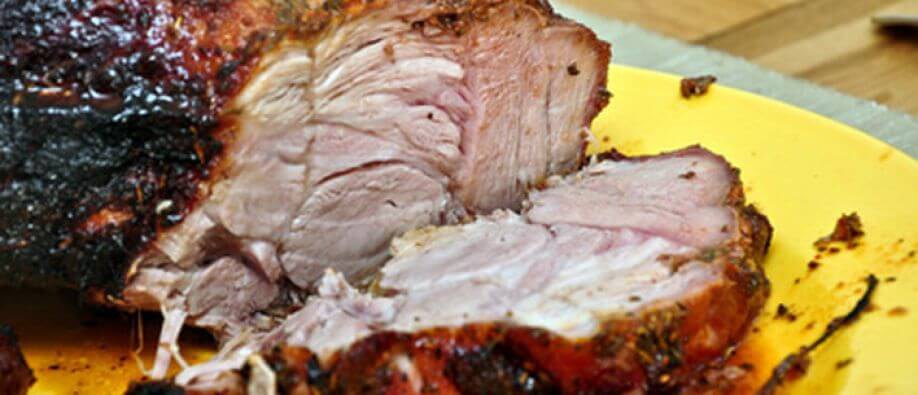 Schweinebraten vom Hals