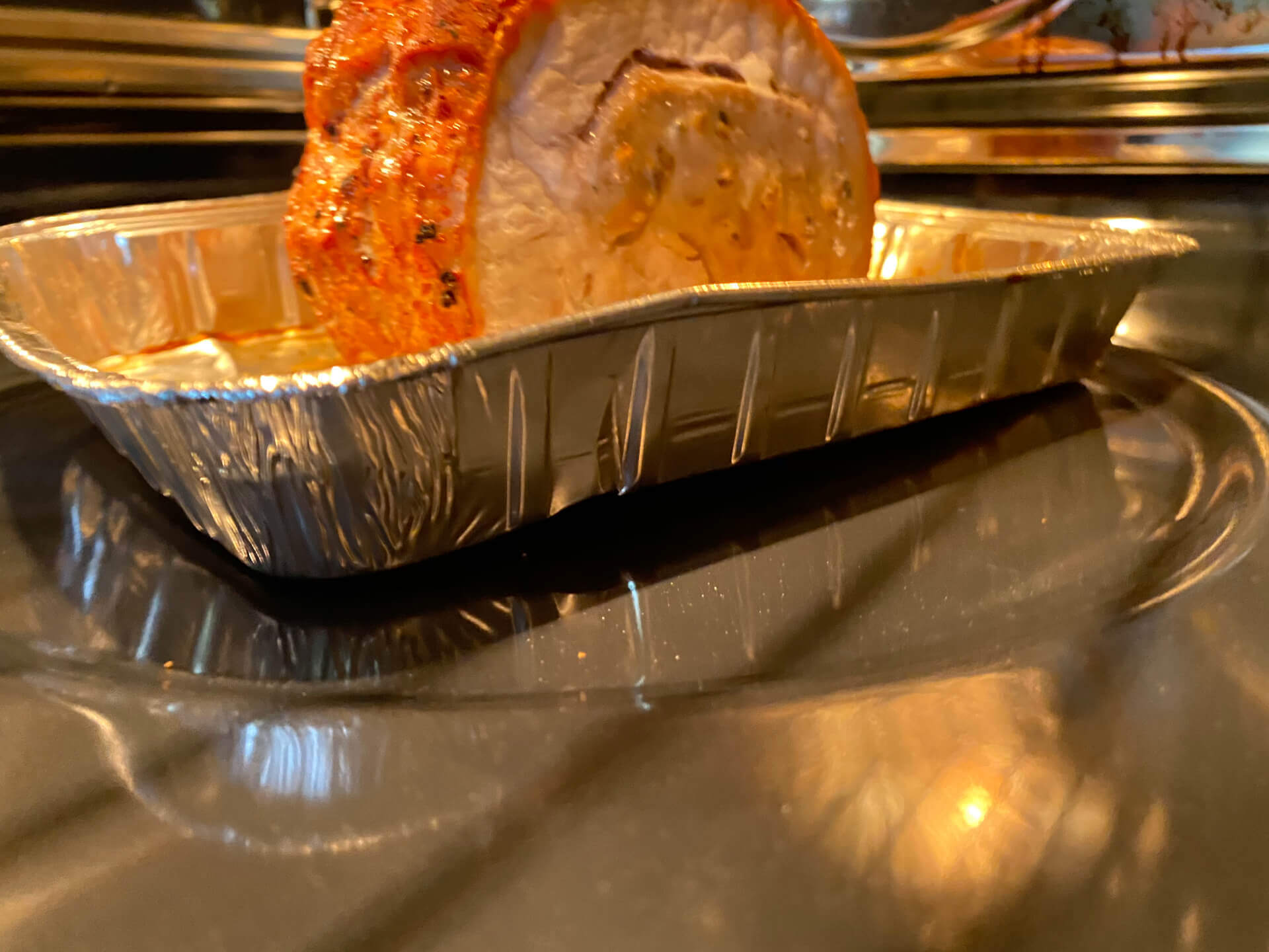 Gefüllter Schweinerückenbraten